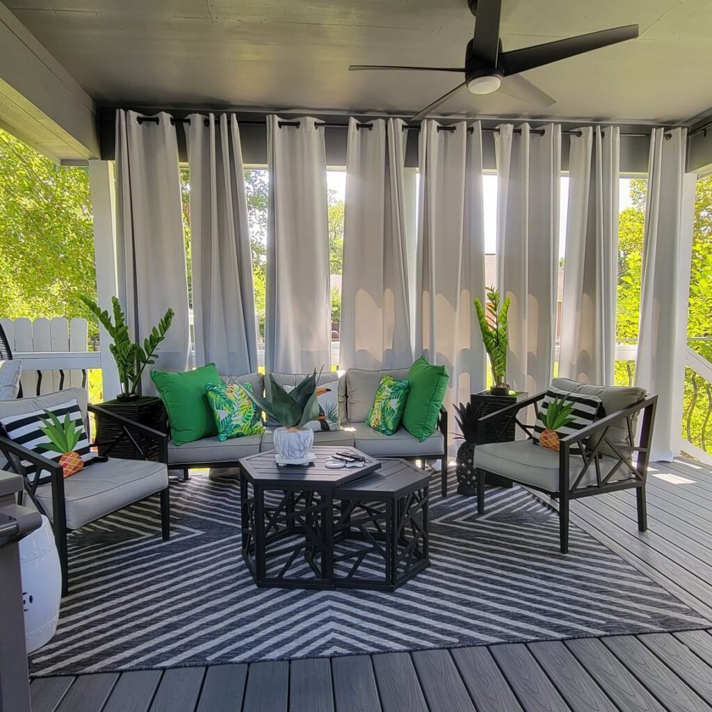 outdoor curtains pergola area by window curtains shop